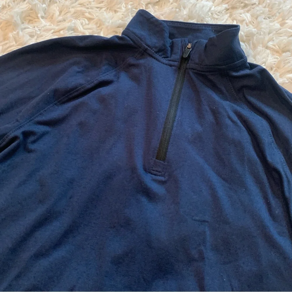 Old Navy CloudMotion 1/4-Zip Performance Top - Navy (S, 6/7) - Picture 4 of 6